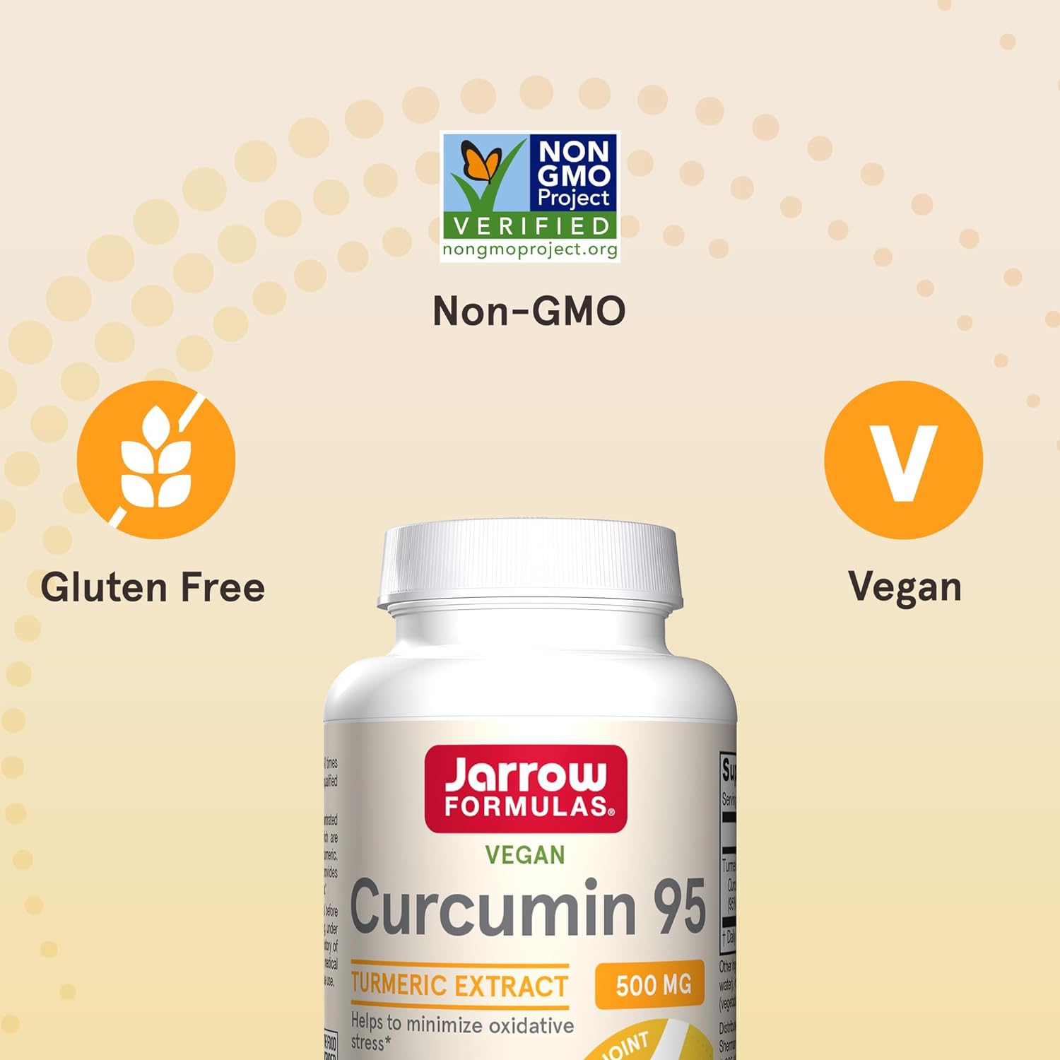 Jarrow Formulas Curcumin 95-60 veggie caps-N101 Nutrition