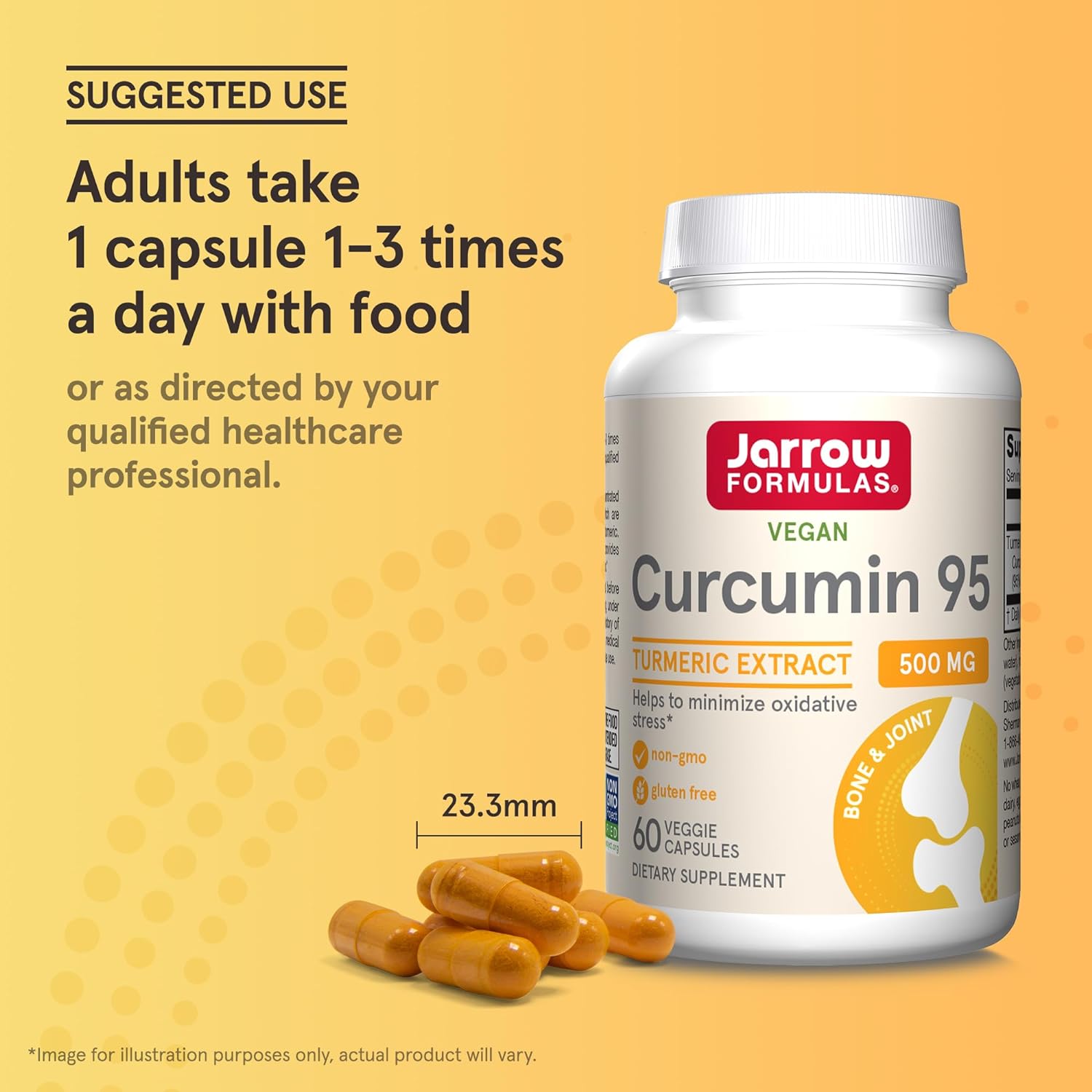 Jarrow Formulas Curcumin 95-60 veggie caps-N101 Nutrition