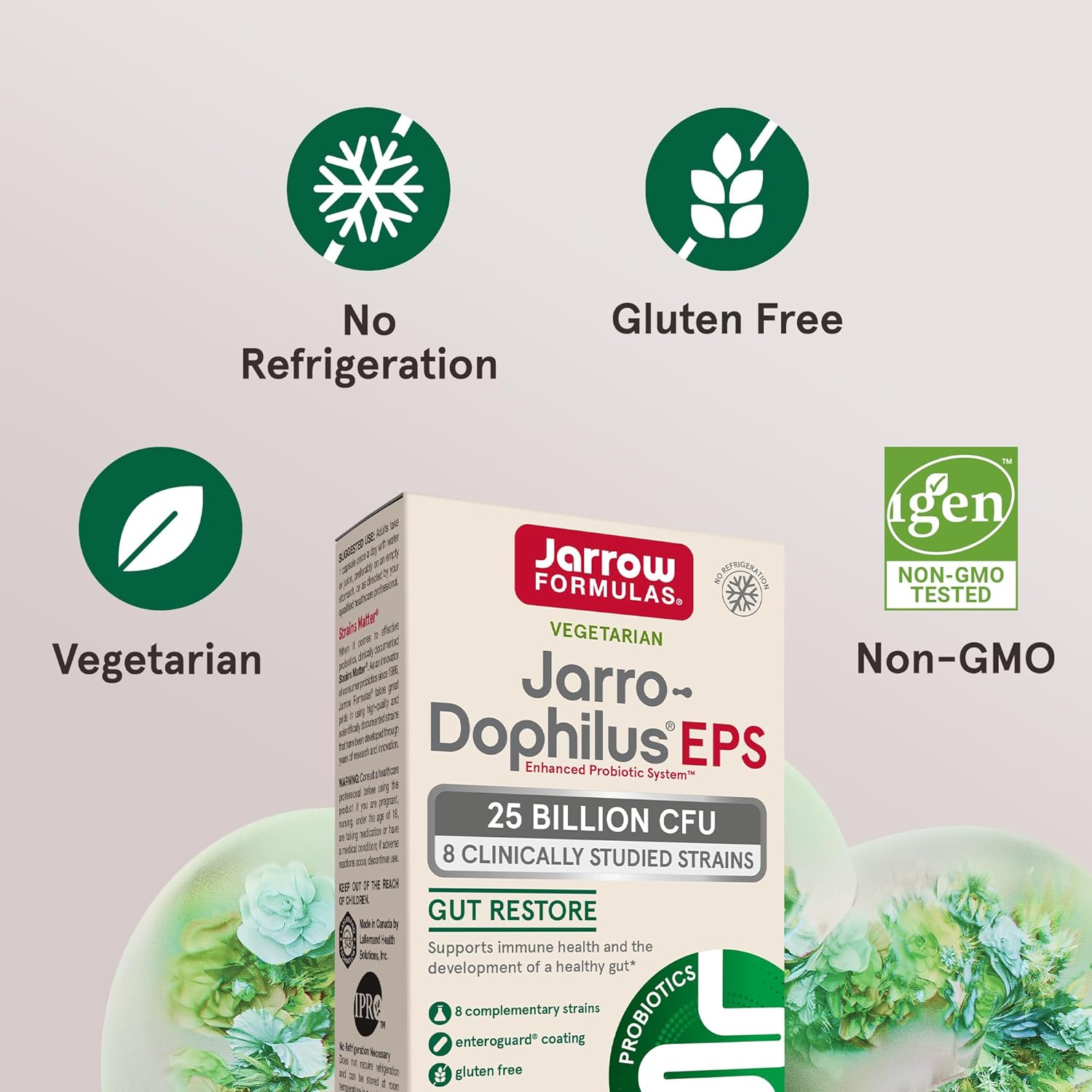 Jarrow Formulas Jarro-Dophilus® EPS 25 Billion CFU-N101 Nutrition