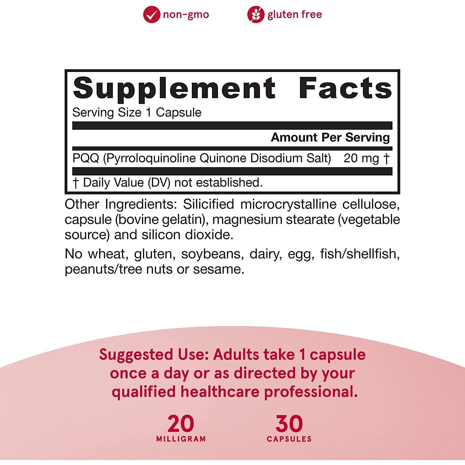 Jarrow Formulas PQQ 20 mg-N101 Nutrition