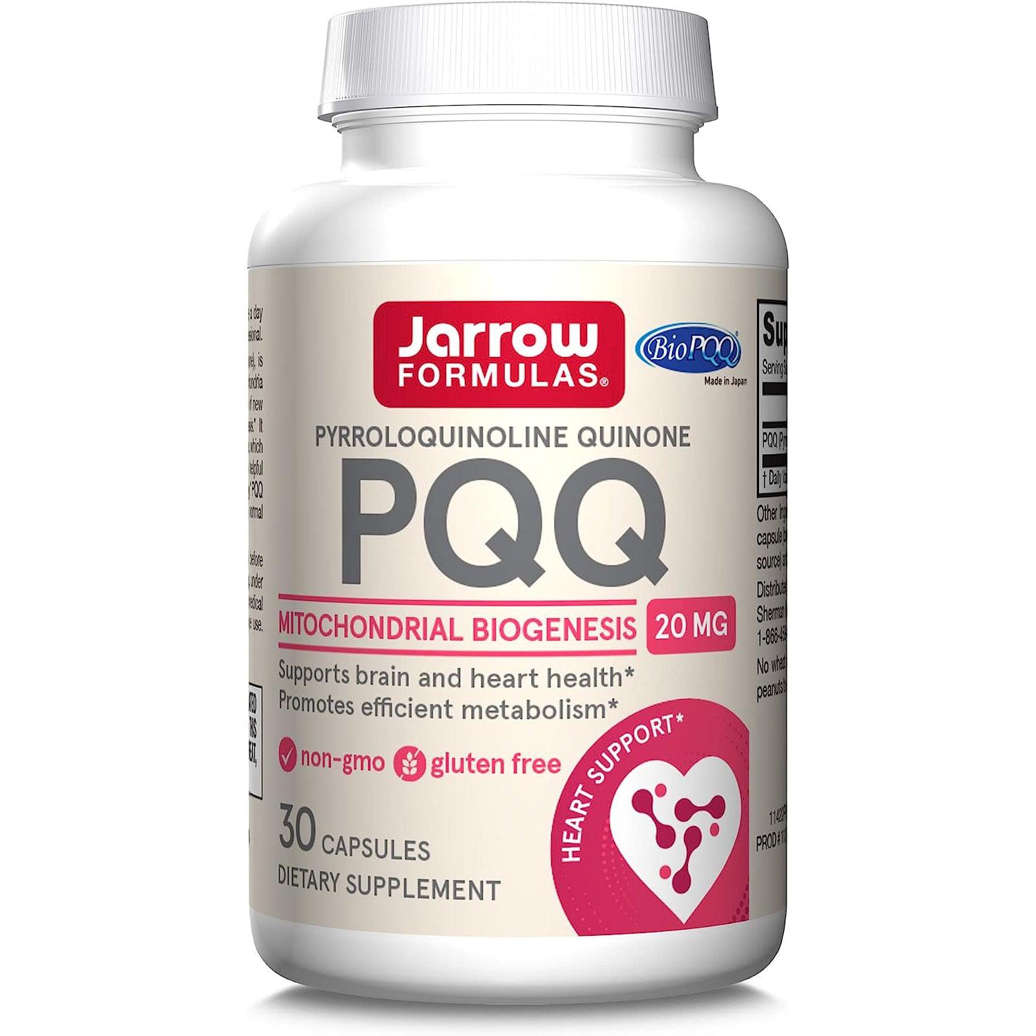 Jarrow Formulas PQQ 20 mg-30 capsules-N101 Nutrition