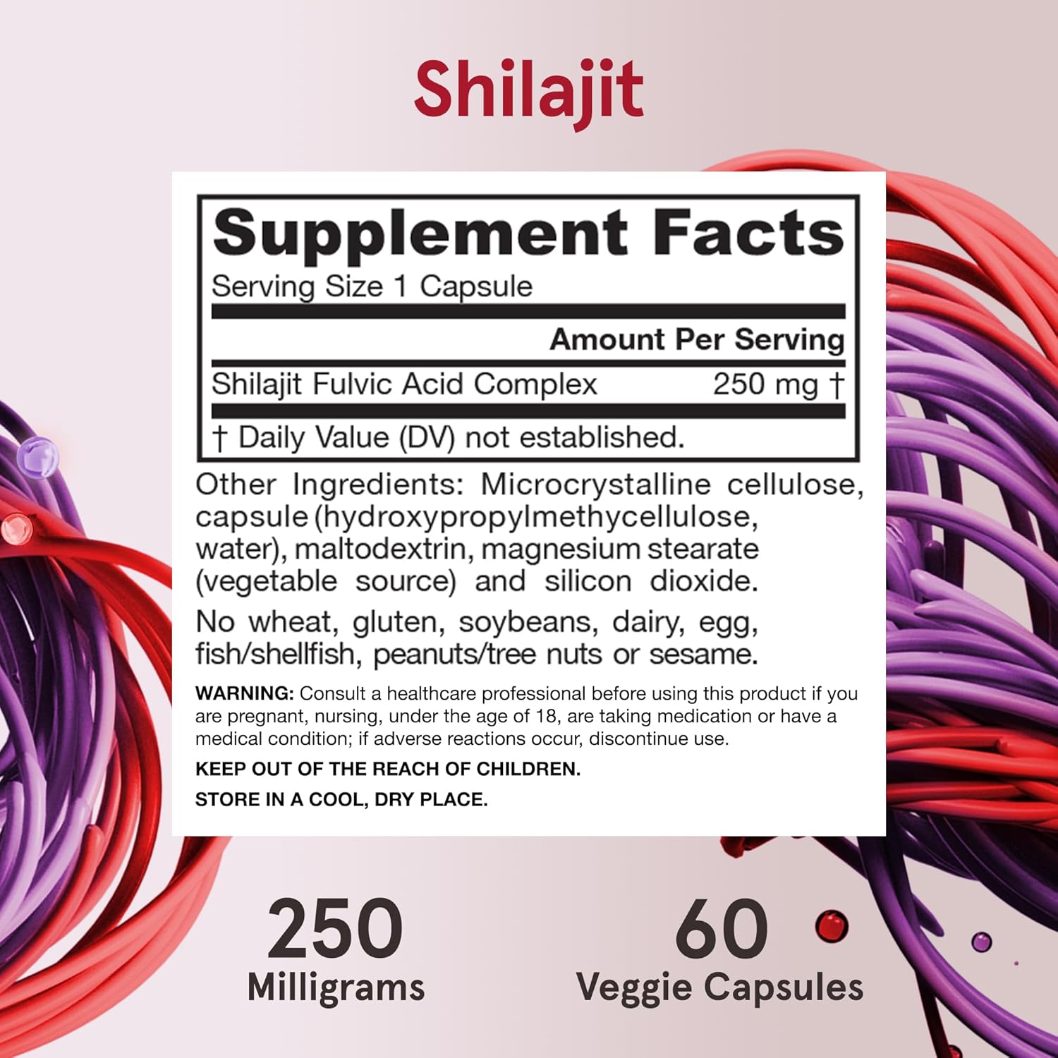 Jarrow Formulas Shilajit Fulvic Acid Complex 250 mg-N101 Nutrition