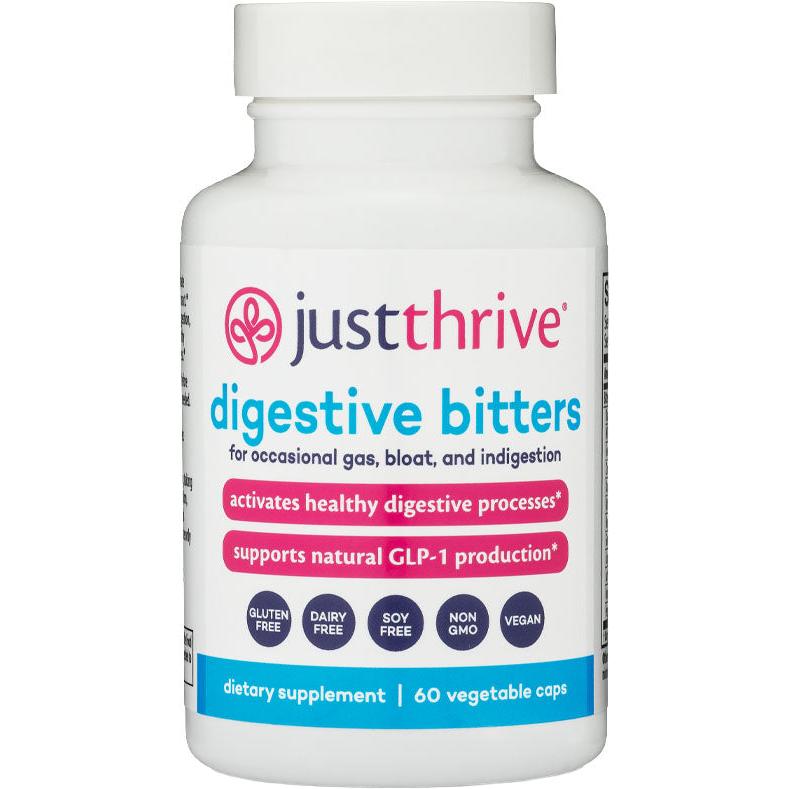 Just Thrive Digestive Bitters-60 vegetable caps-N101 Nutrition