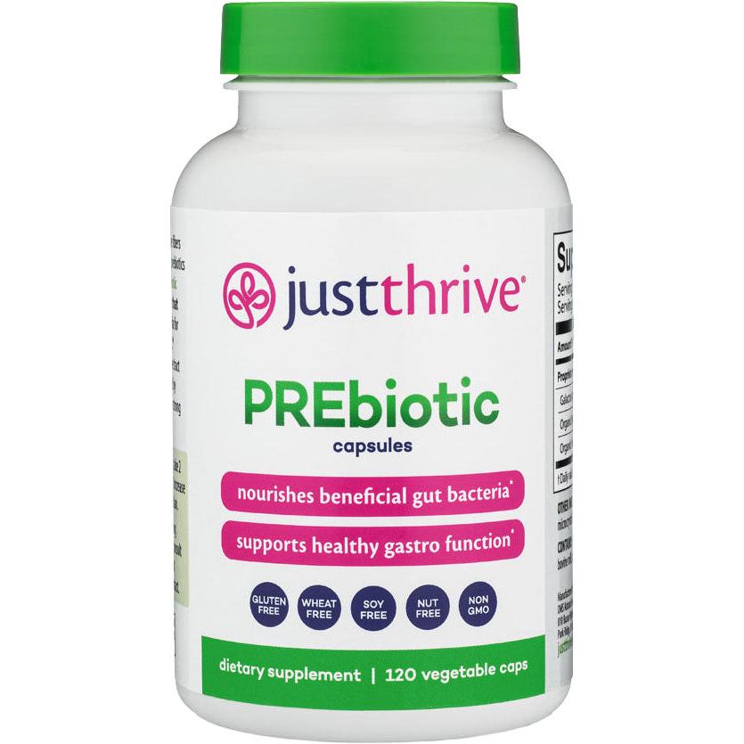 Just Thrive PREbiotic Capsules-120 vegetable caps-N101 Nutrition