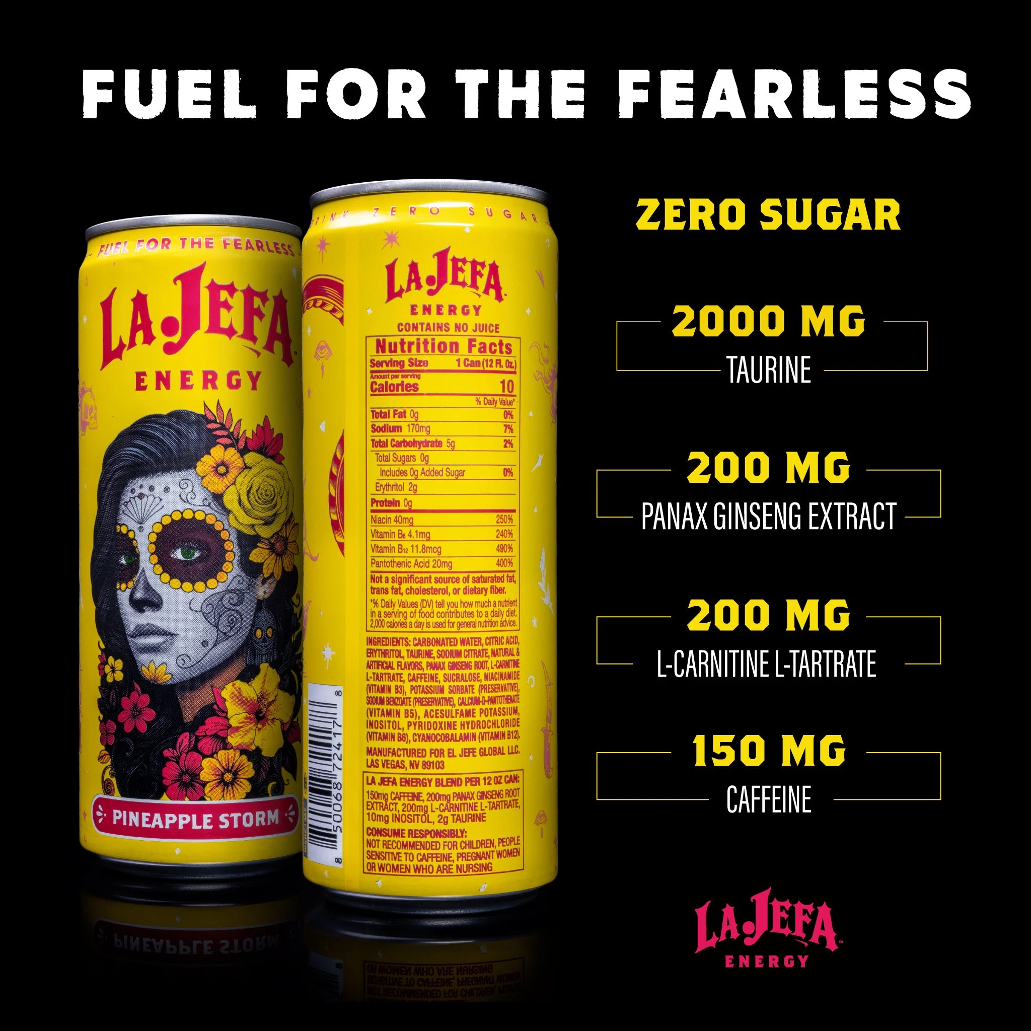 La Jefa Energy Drink-N101 Nutrition