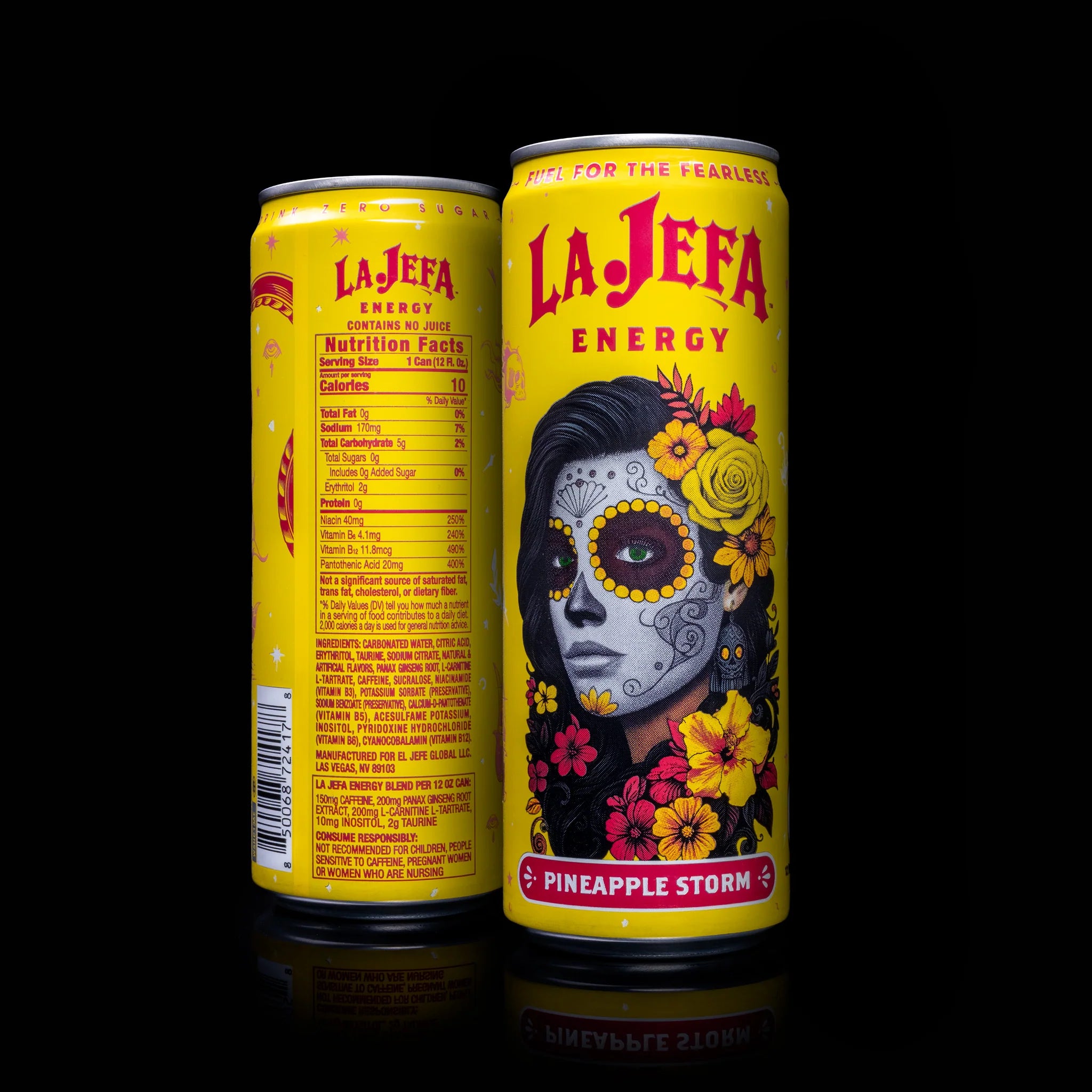 La Jefa Energy Drink-Single (12 fl oz)-Pineapple Storm-N101 Nutrition