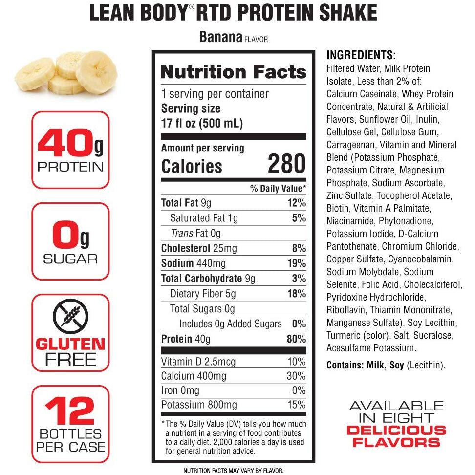 Labrada Lean Body RTD-N101 Nutrition