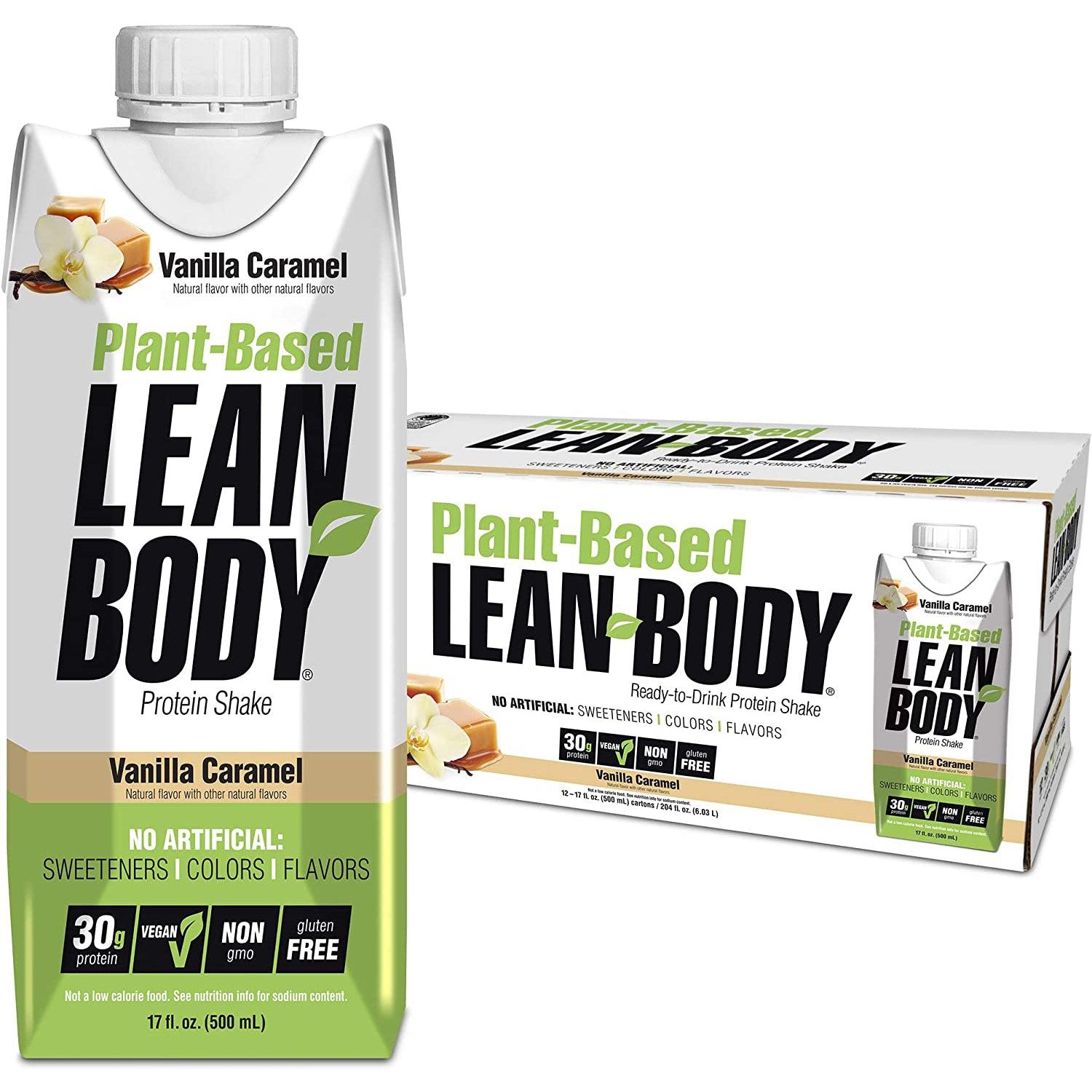 Labrada Plant-Based Lean Body RTD-Case (12 cartons)-Vanilla Caramel-N101 Nutrition