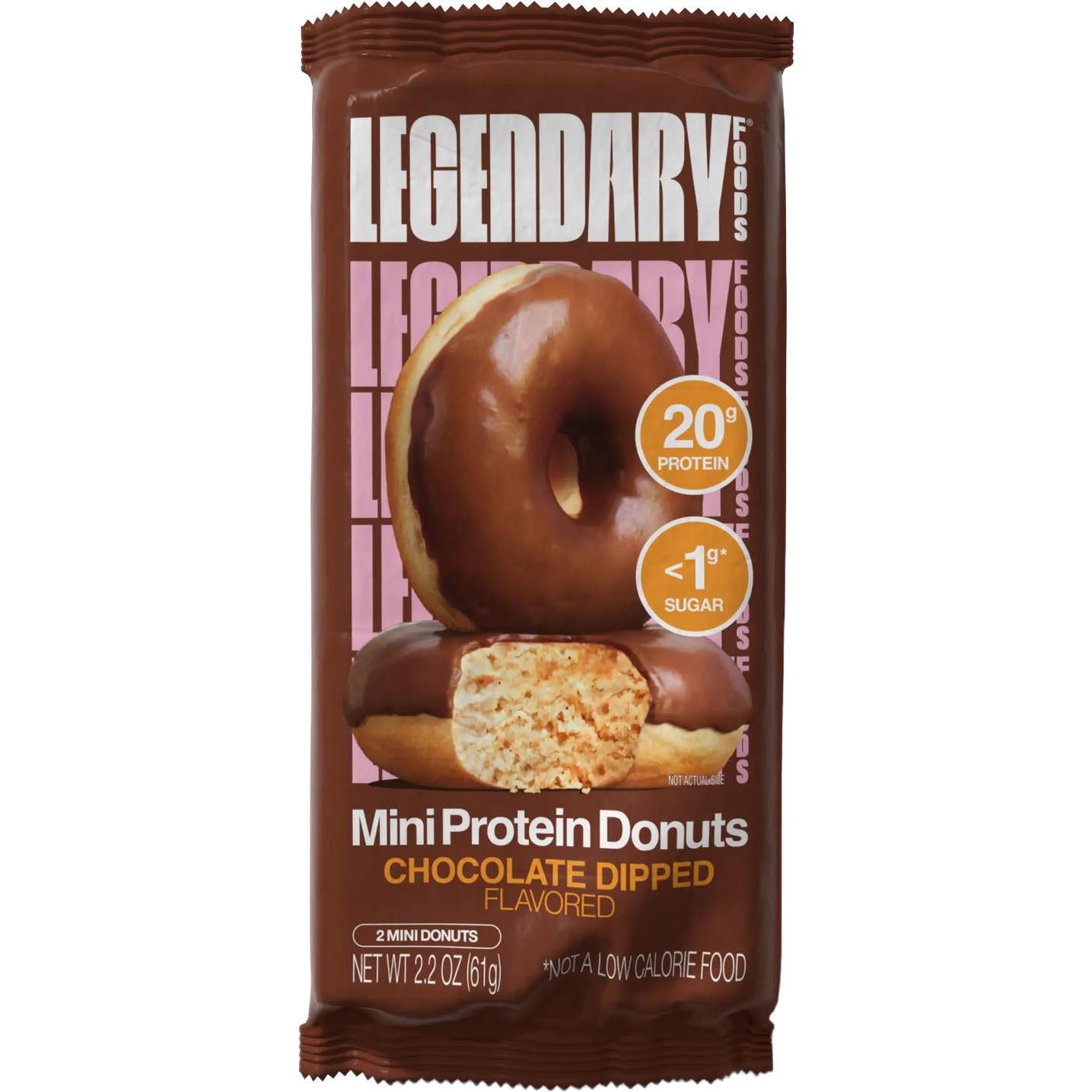 Legendary Protein Donuts-Pack (2 donuts)-Chocolate Dipped-N101 Nutrition