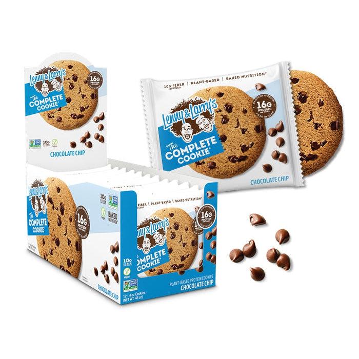 Lenny & Larry’s The Complete Cookie-Box (12 cookies)-Chocolate Chip-N101 Nutrition