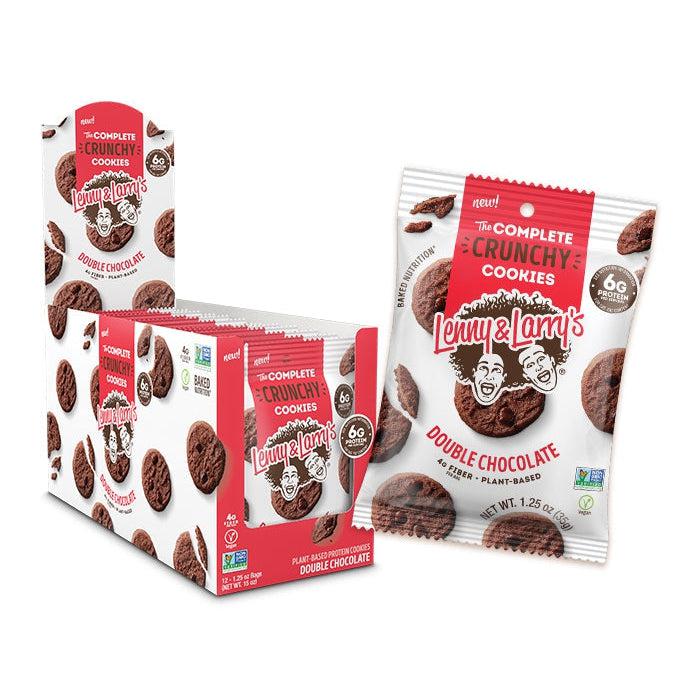 Lenny & Larrys The Complete Crunchy Cookies-Box (12 packs)-Double Chocolate-N101 Nutrition