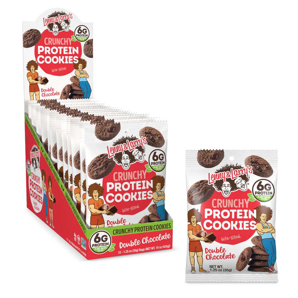 Lenny & Larry's The Complete Crunchy Cookies-Box (12 packs)-Double Chocolate-N101 Nutrition
