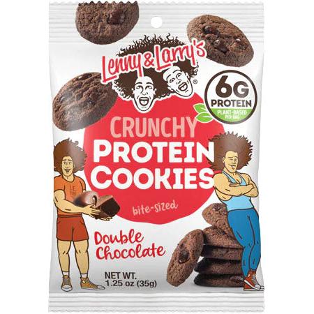 Lenny & Larry's The Complete Crunchy Cookies-Single Pack (1.25 oz)-Double Chocolate-N101 Nutrition