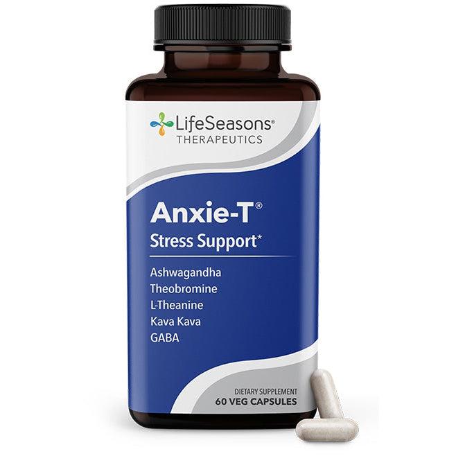 LifeSeasons Anxie-T Stress Support-60 veg capsules-N101 Nutrition