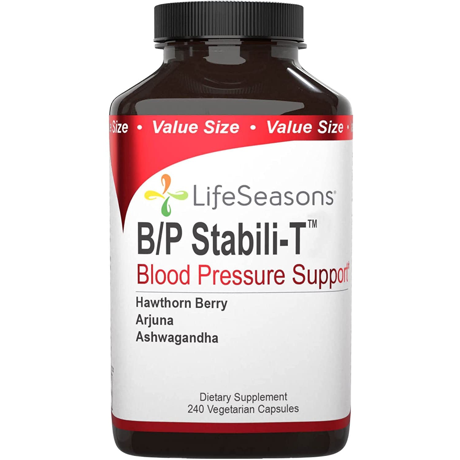 LifeSeasons B/P Stabili-T-240 veg capsules (Value Size)-N101 Nutrition