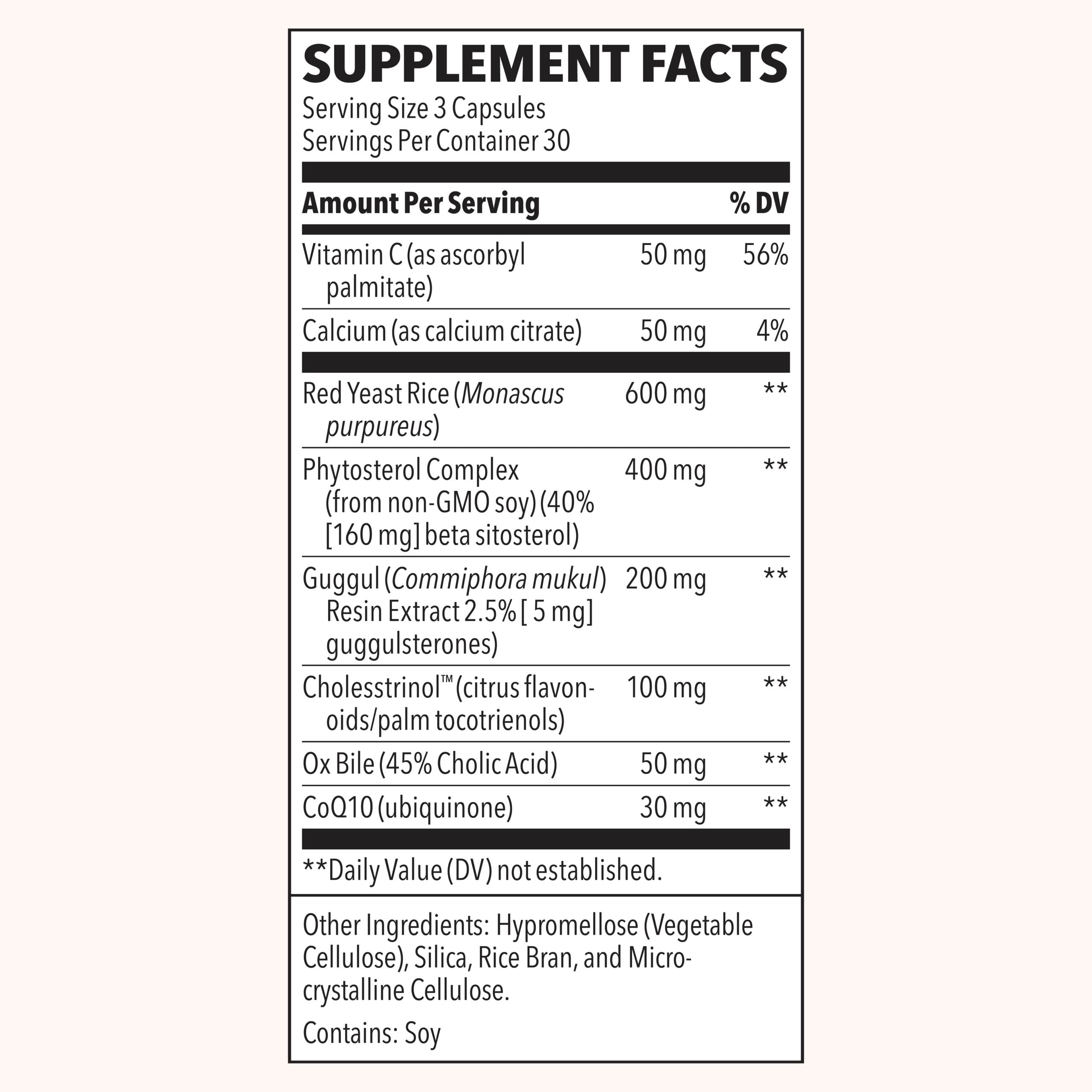 LifeSeasons Choles-T-N101 Nutrition