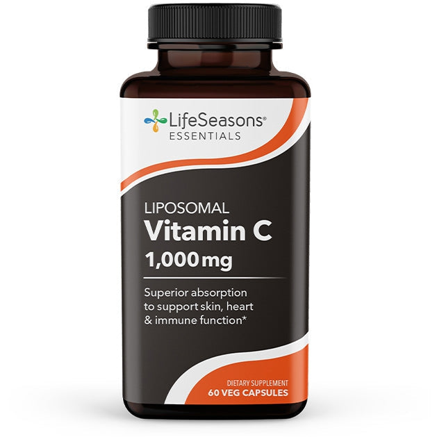 LifeSeasons Essentials Liposomal Vitamin C 1000 mg-60 veg capsules-N101 Nutrition