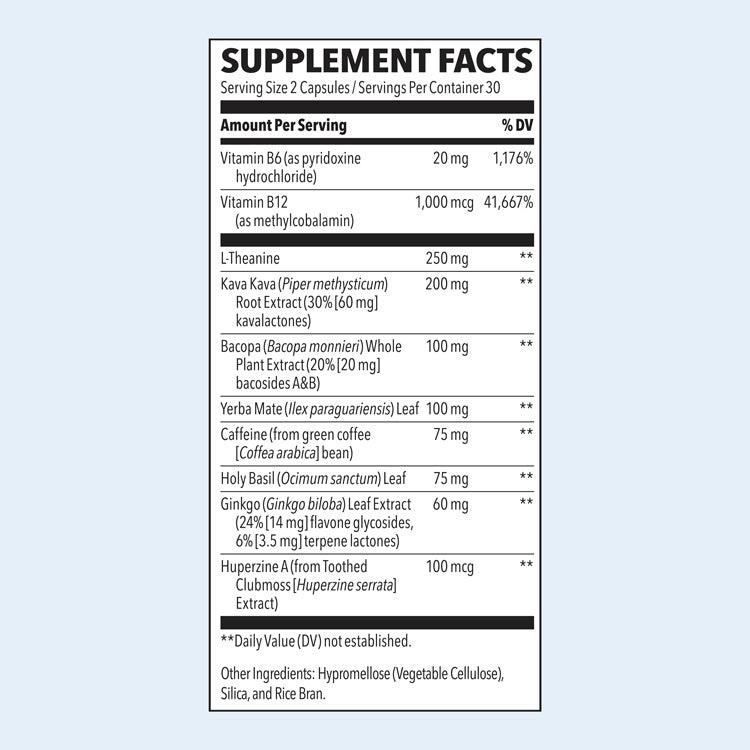 LifeSeasons Focus-R Concentration Support-60 veg capsules-N101 Nutrition