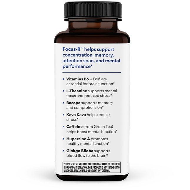 LifeSeasons Focus-R Concentration Support-60 veg capsules-N101 Nutrition