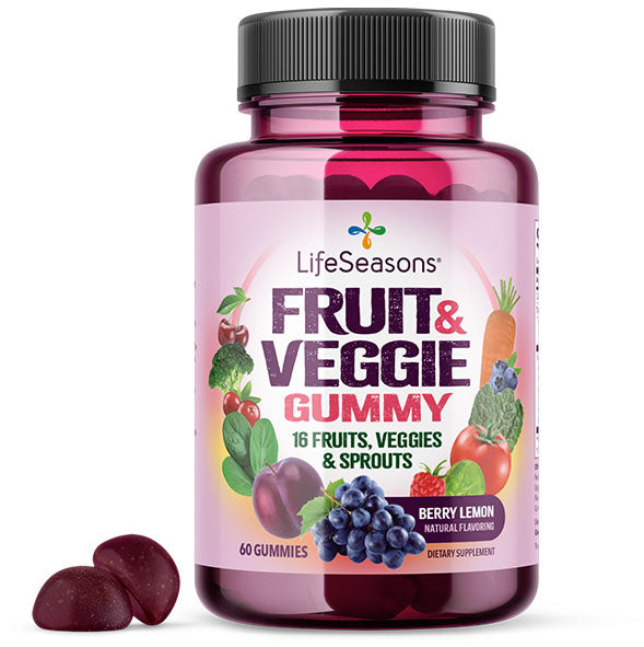 LifeSeasons Fruit & Veggie Gummy-60 count-N101 Nutrition