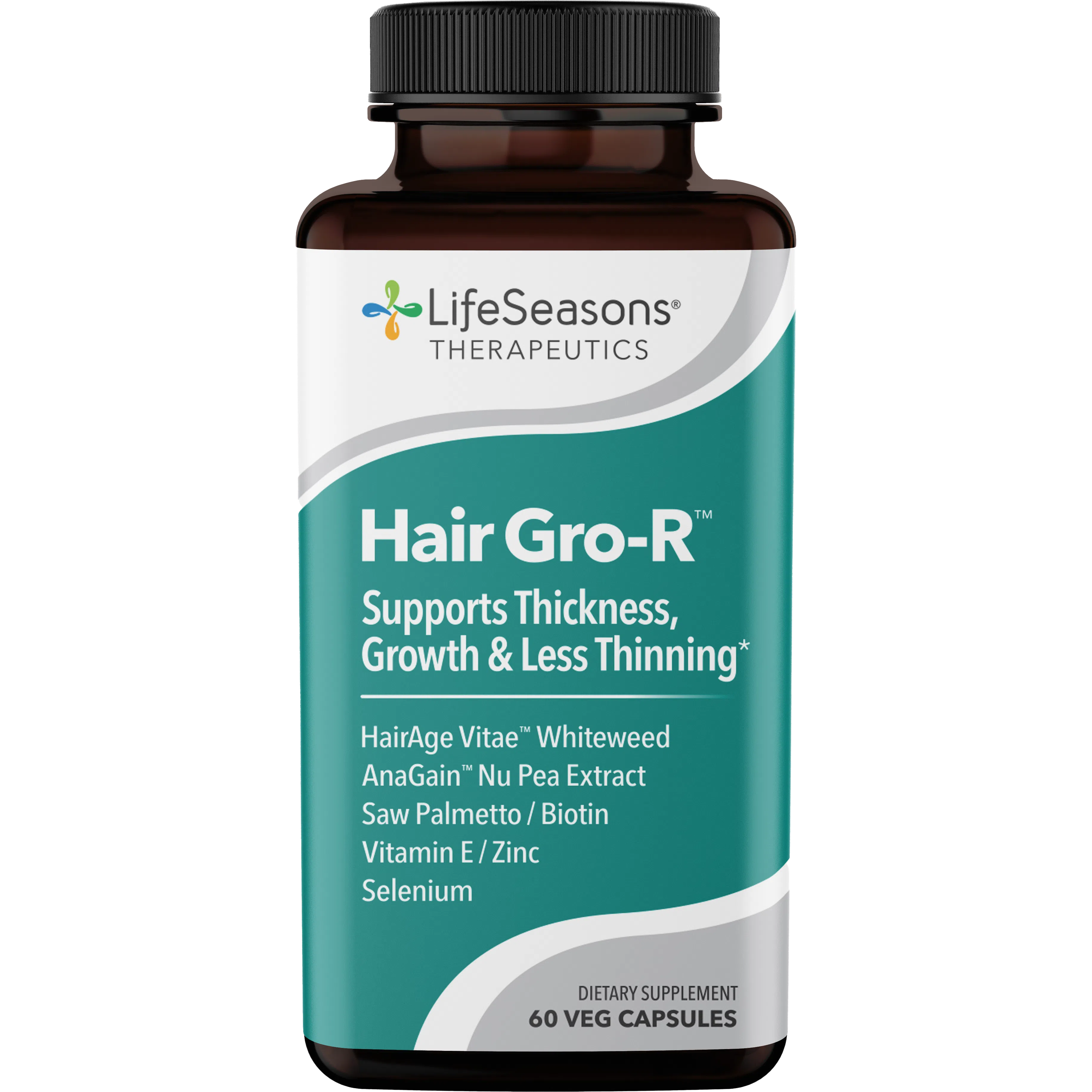 LifeSeasons Hair Gro-R-60 veg capsules-N101 Nutrition