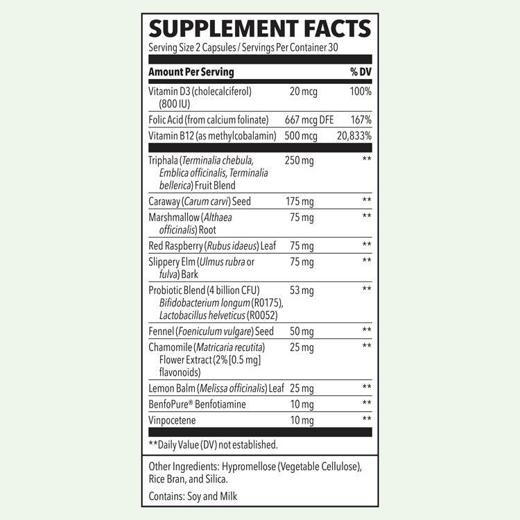 LifeSeasons IB Soothe-R-60 veg capsules-N101 Nutrition