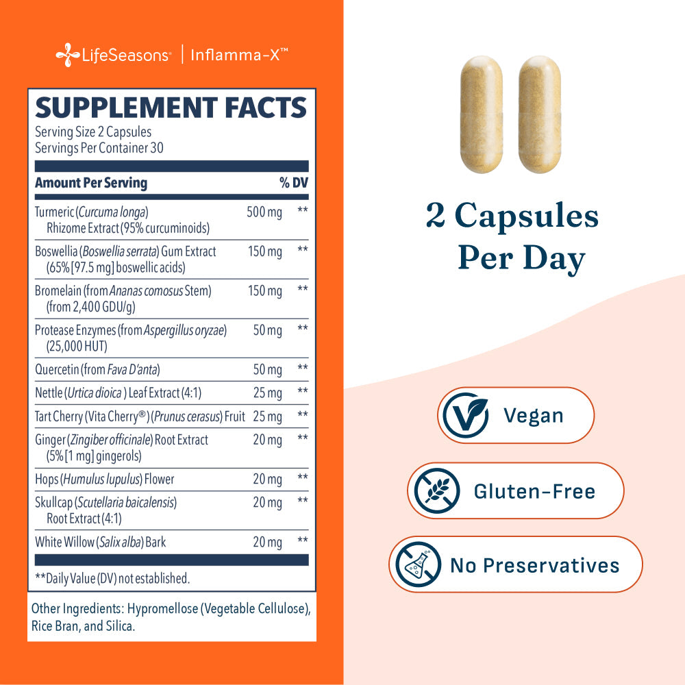LifeSeasons Inflamma-X-N101 Nutrition