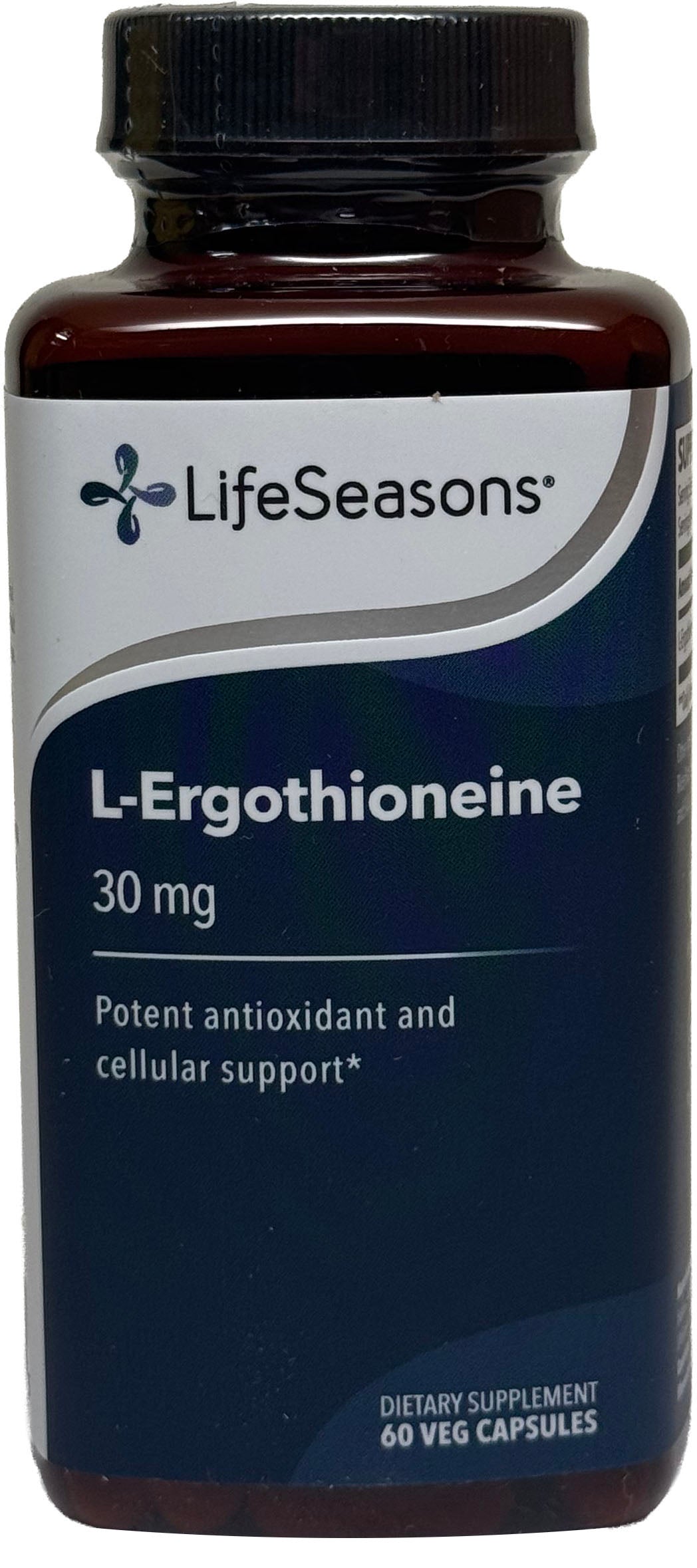 LifeSeasons L-Ergothioneine 30 mg-60 veg capsules-N101 Nutrition