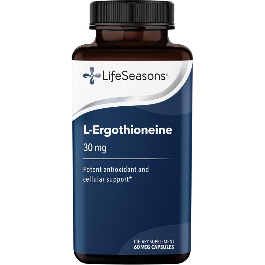 LifeSeasons L-Ergothioneine 30 mg-60 veg capsules-N101 Nutrition