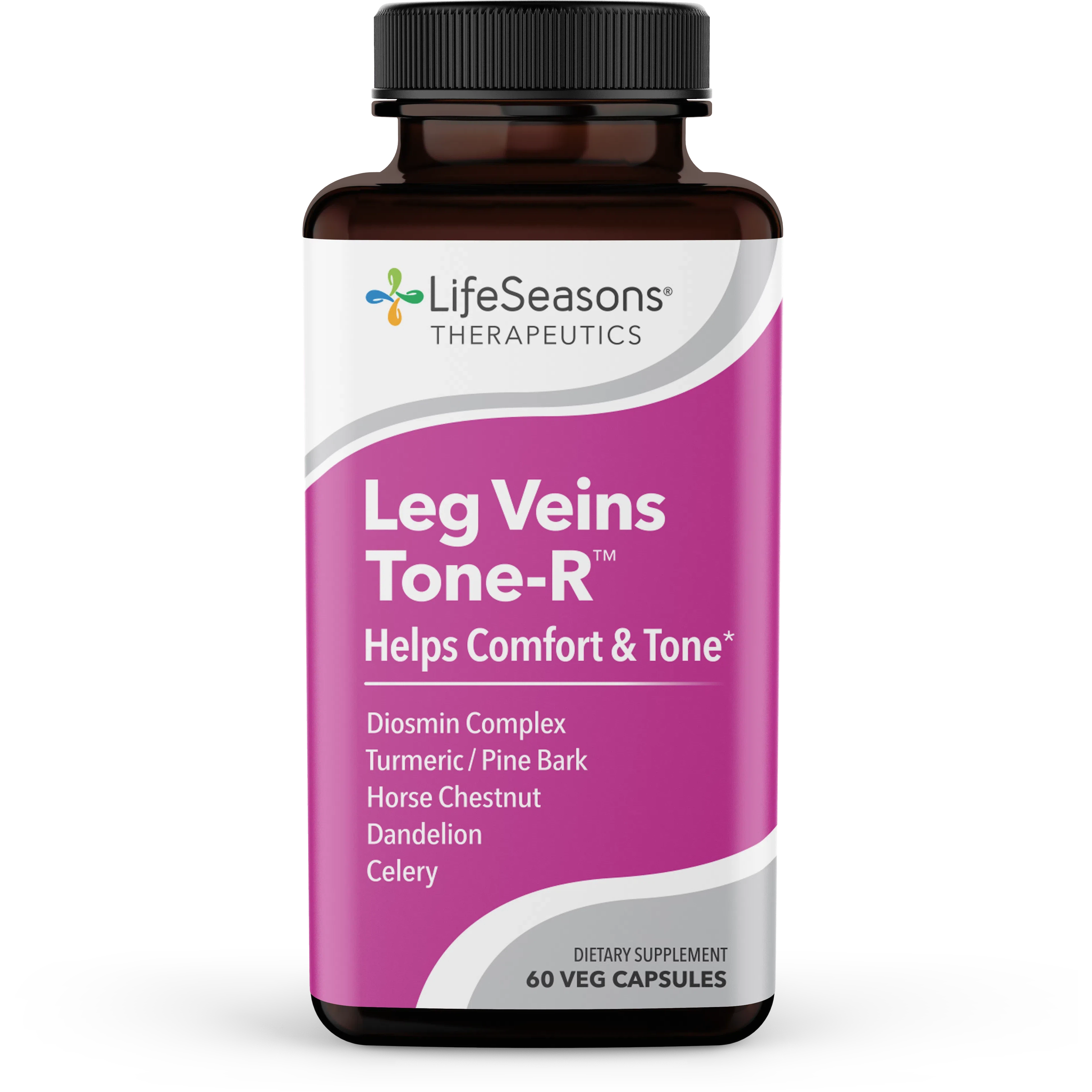 LifeSeasons Leg Veins Tone-R-60 veg capsules-N101 Nutrition