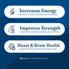 LifeSeasons Men's Multivitamin High Potency with NAD+-N101 Nutrition