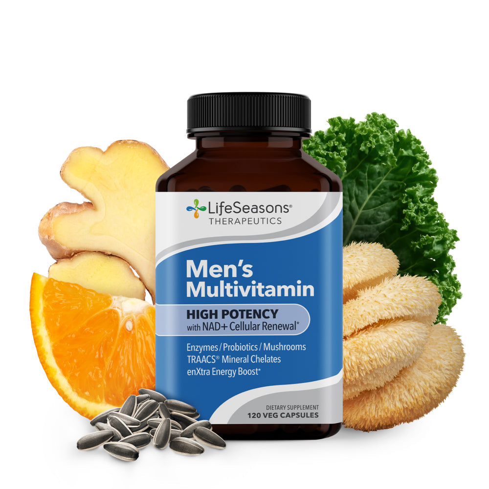 LifeSeasons Men's Multivitamin High Potency with NAD+-N101 Nutrition