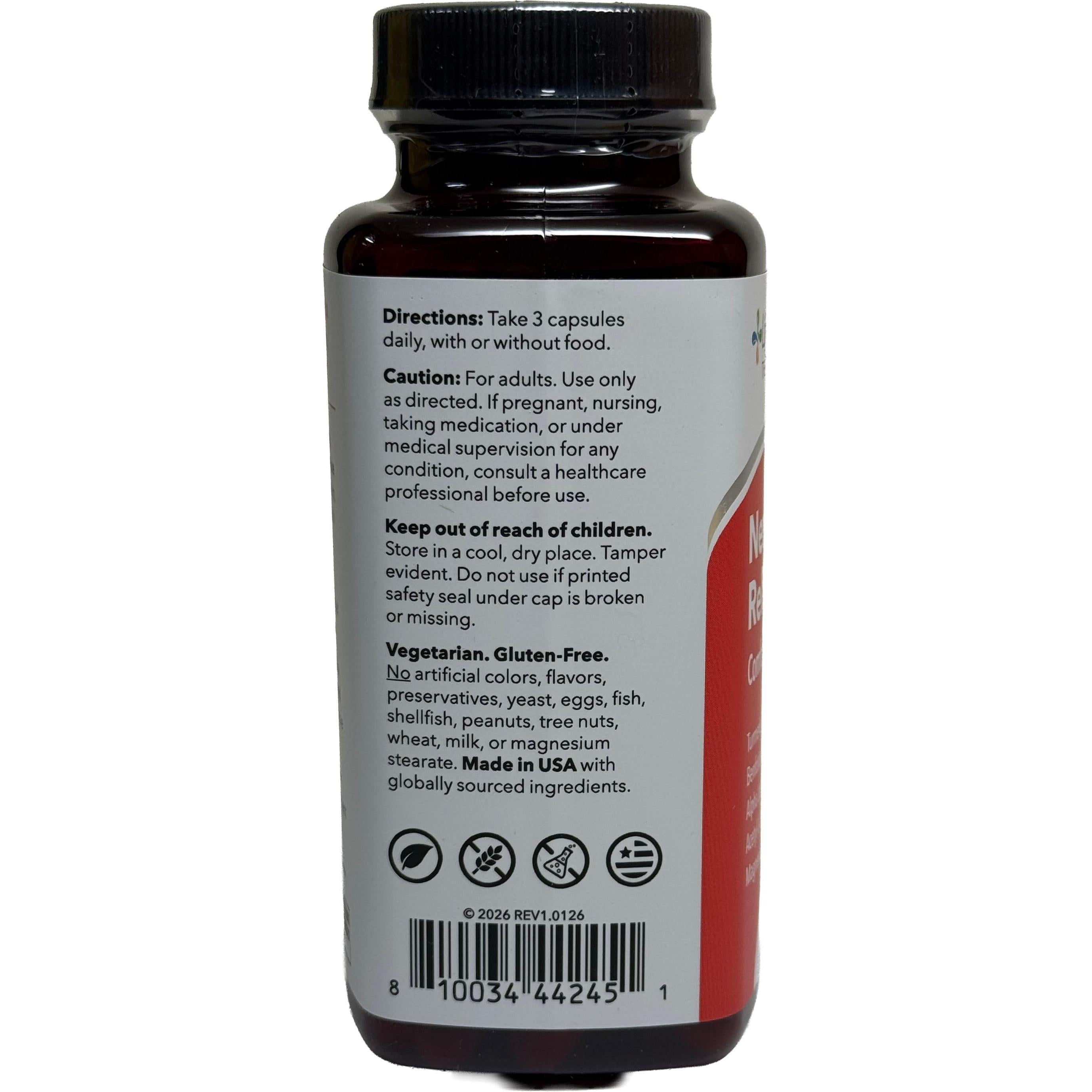 LifeSeasons Nerve Relieve-R™-N101 Nutrition