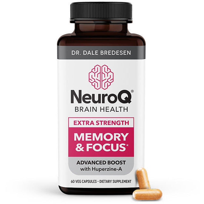 LifeSeasons NeuroQ Brain Health Extra Strength Memory & Focus-60 veg capsules-N101 Nutrition