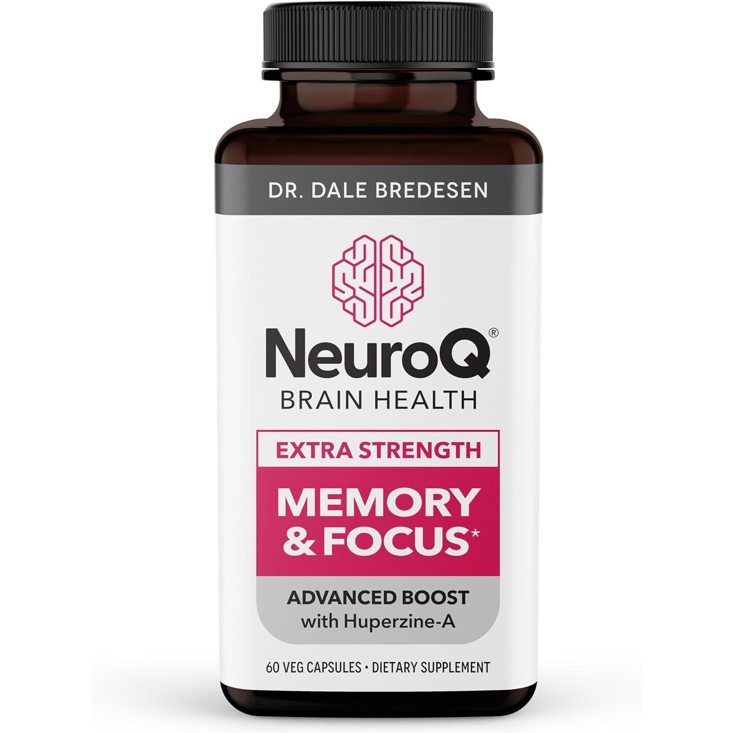 LifeSeasons NeuroQ Brain Health Extra Strength Memory & Focus-60 veg capsules-N101 Nutrition
