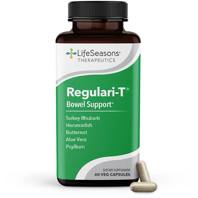 LifeSeasons Regulari-T Bowel Support-60 veg capsules-N101 Nutrition