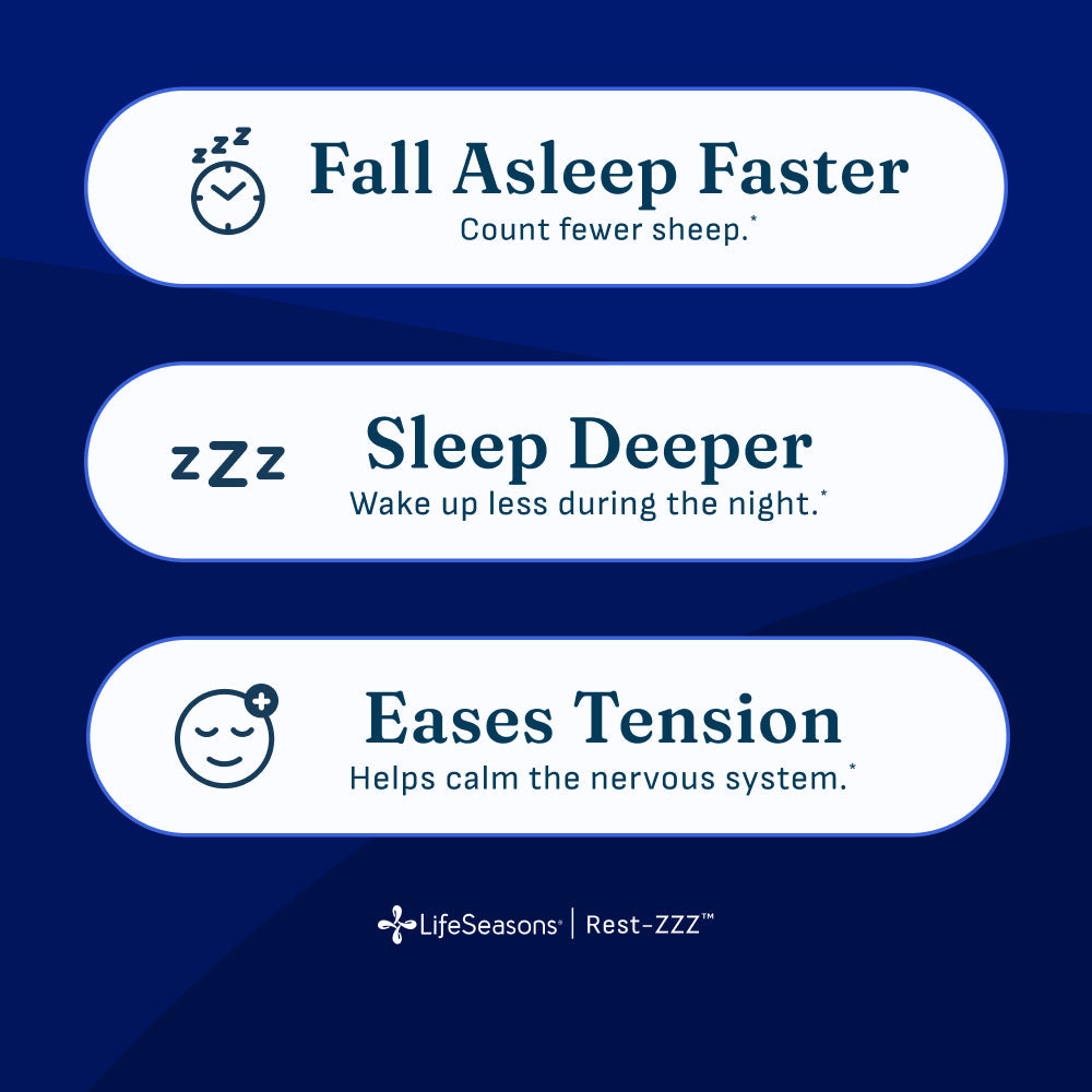 LifeSeasons Rest-ZZZ-N101 Nutrition