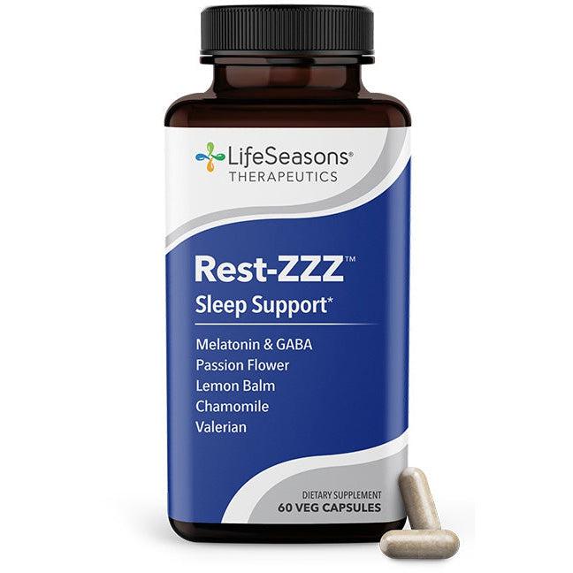 LifeSeasons Rest-ZZZ-60 veg capsules-N101 Nutrition