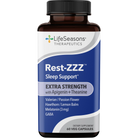 LifeSeasons Rest-ZZZ Extra Strength with Apigenin + Theanine-60 veg capsules-N101 Nutrition