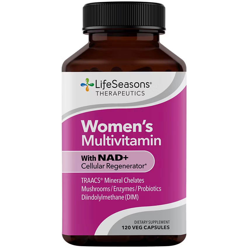 LifeSeasons Women's Multivitamin High Potency with NAD+-120 veg capsules-N101 Nutrition
