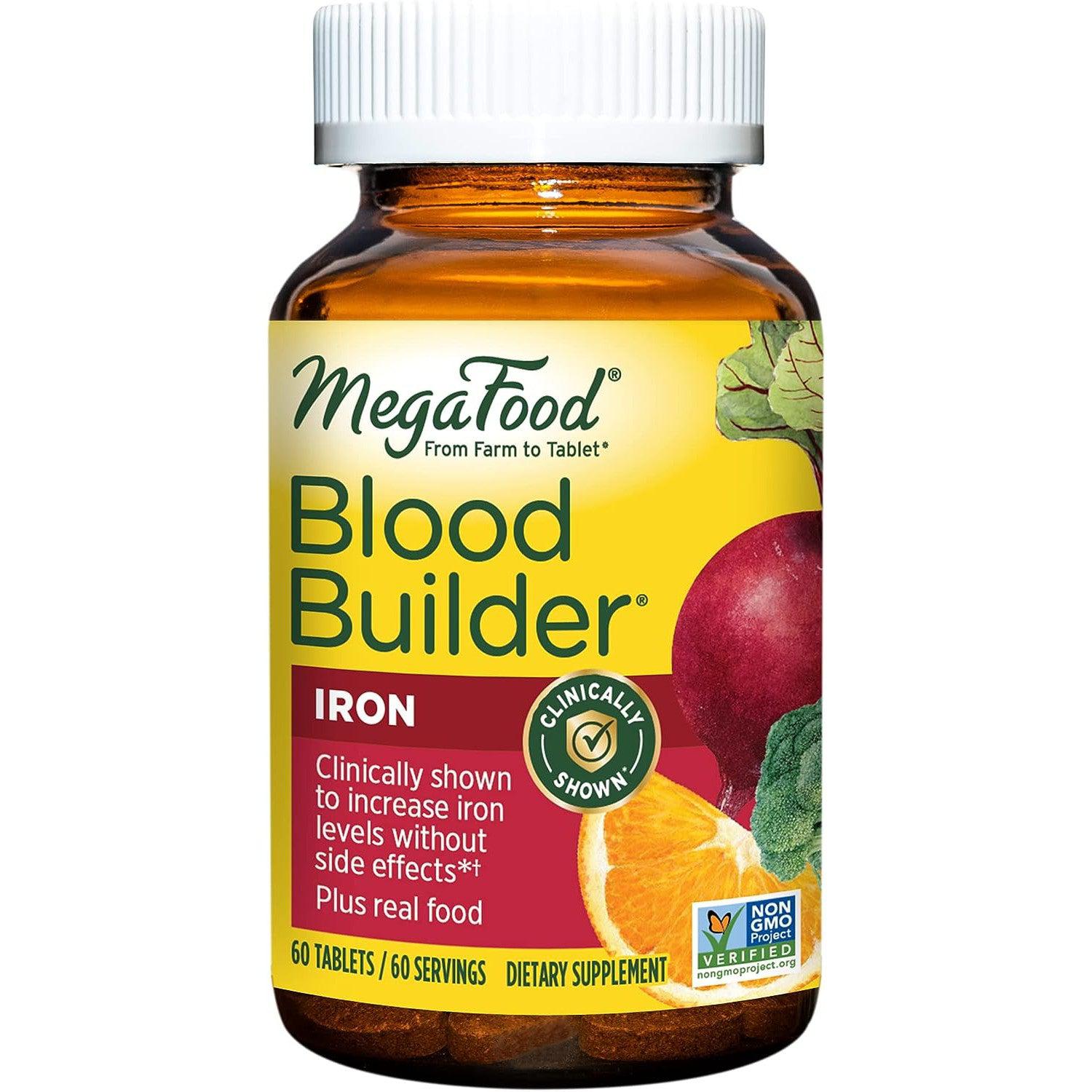 MegaFood Blood Builder Iron-60 tablets-N101 Nutrition