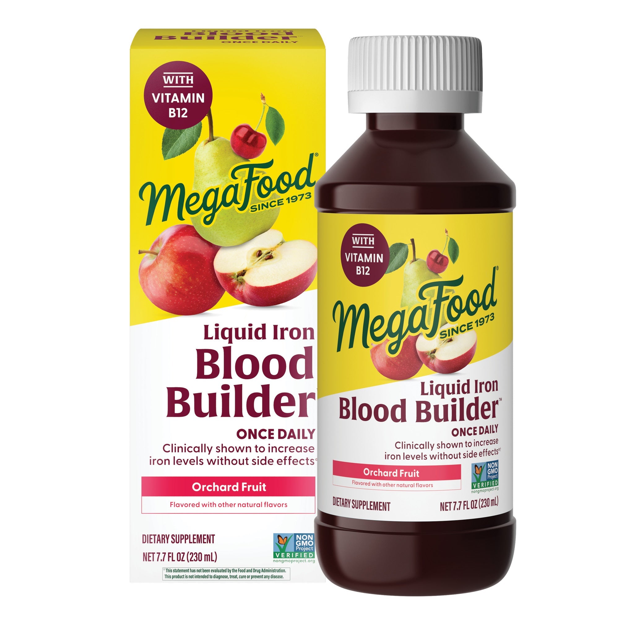 MegaFood Blood Builder Liquid Iron-7.7 fl oz (250 mL)-N101 Nutrition
