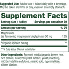 MegaFood Magnesium-60 tablets-N101 Nutrition