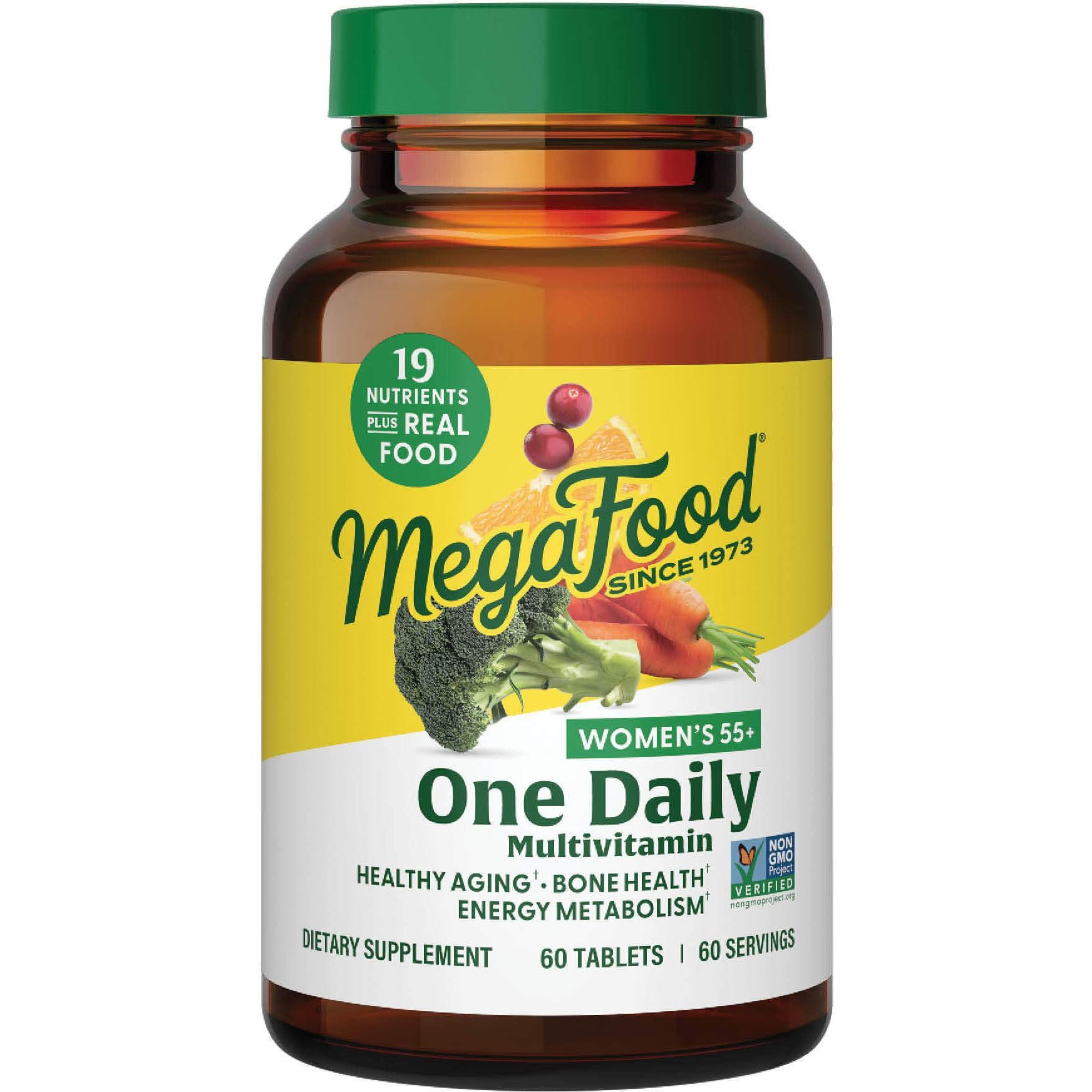 MegaFood Women's 55+ One Daily Multivitamin-60 tablets-N101 Nutrition