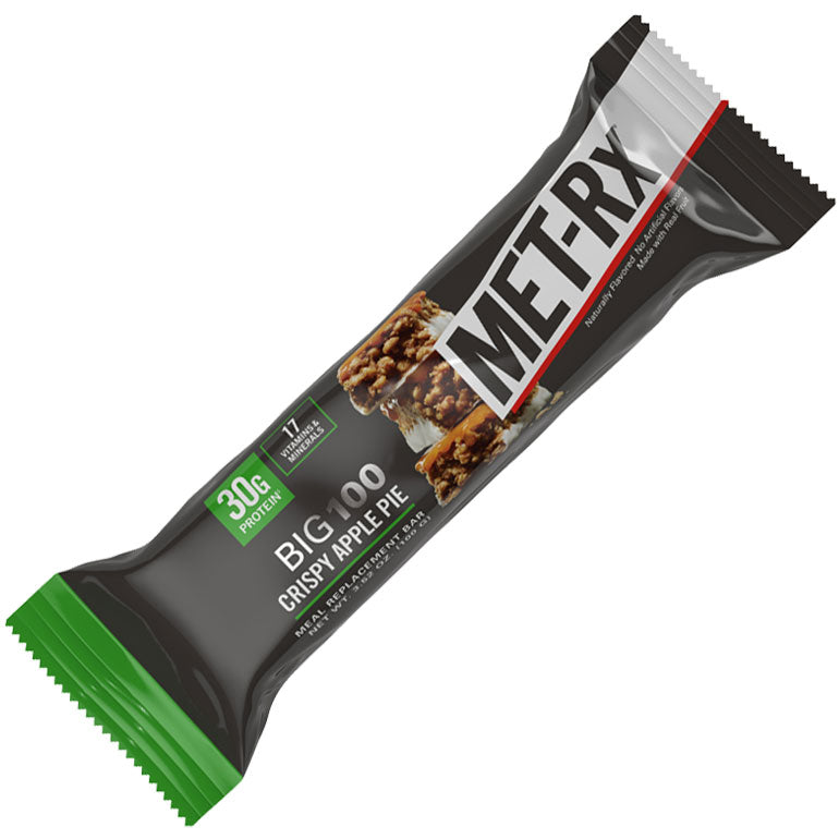 MET-Rx BIG 100 Meal Replacement Bars-Single Bar (100 g)-Crispy Apple Pie-N101 Nutrition