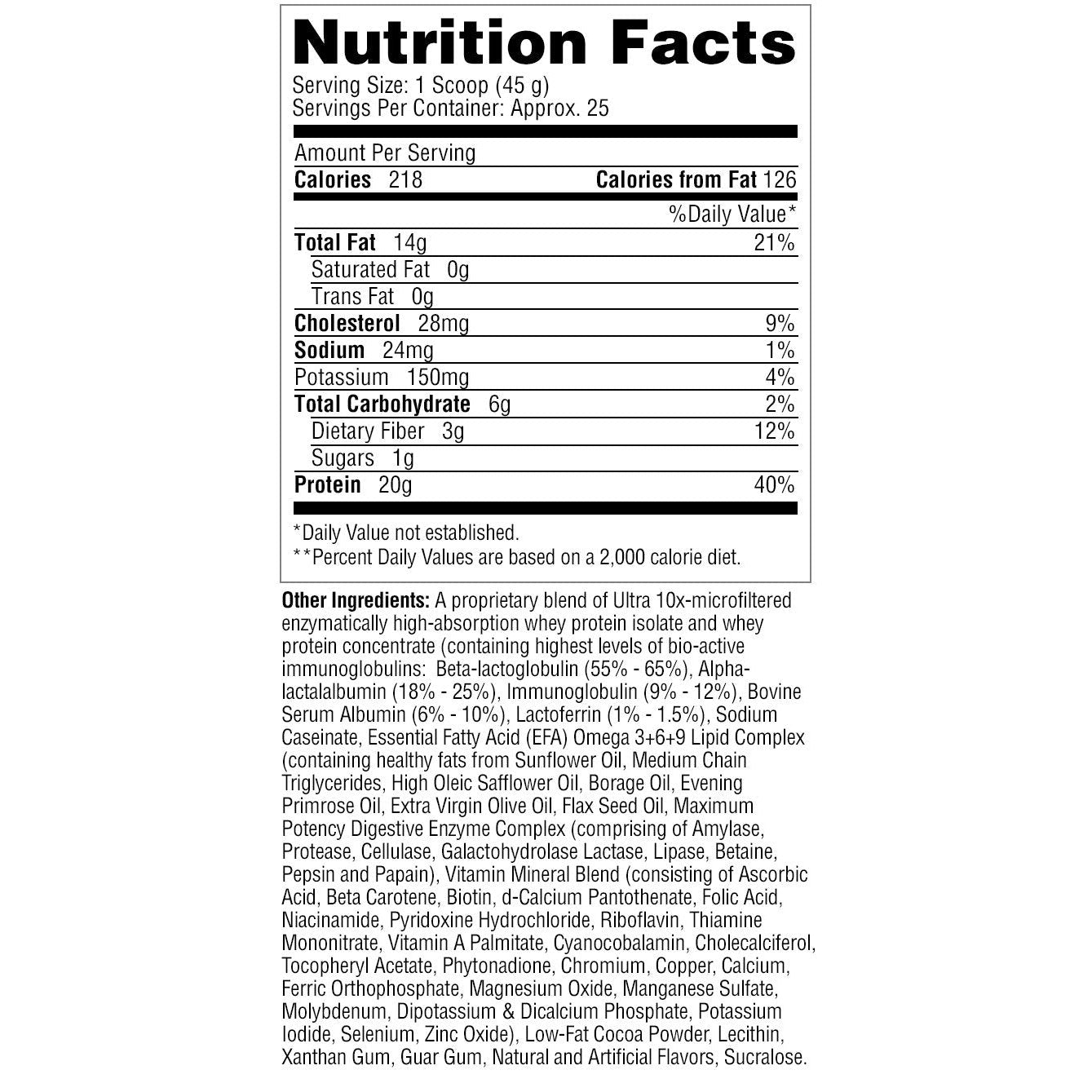 Metabolic Nutrition MuscLean-N101 Nutrition