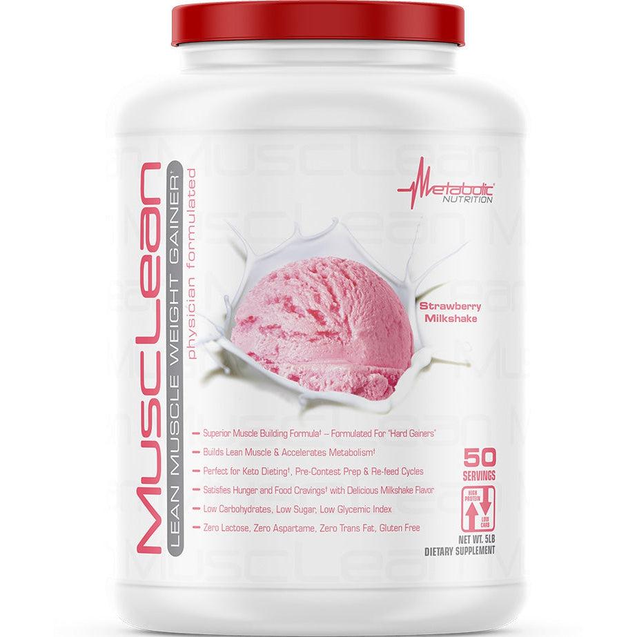 Metabolic Nutrition MuscLean-5 lbs (50 servings)-Strawberry Milkshake-N101 Nutrition