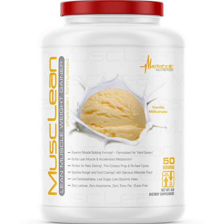 Metabolic Nutrition MuscLean-5 lbs (50 servings)-Vanilla Milkshake-N101 Nutrition