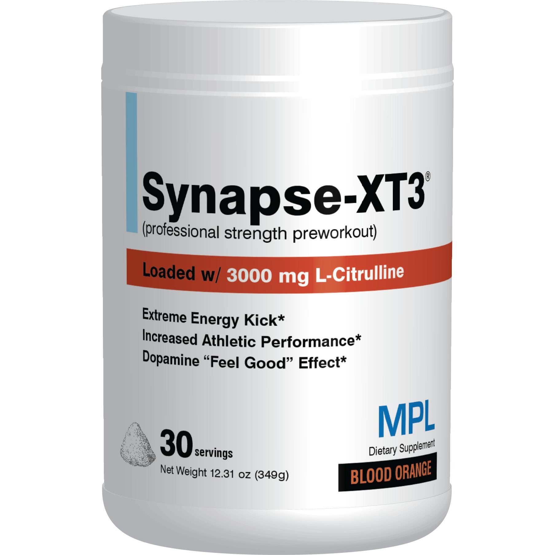 MPL Synapse-XT3-30 servings-Blood Orange-N101 Nutrition