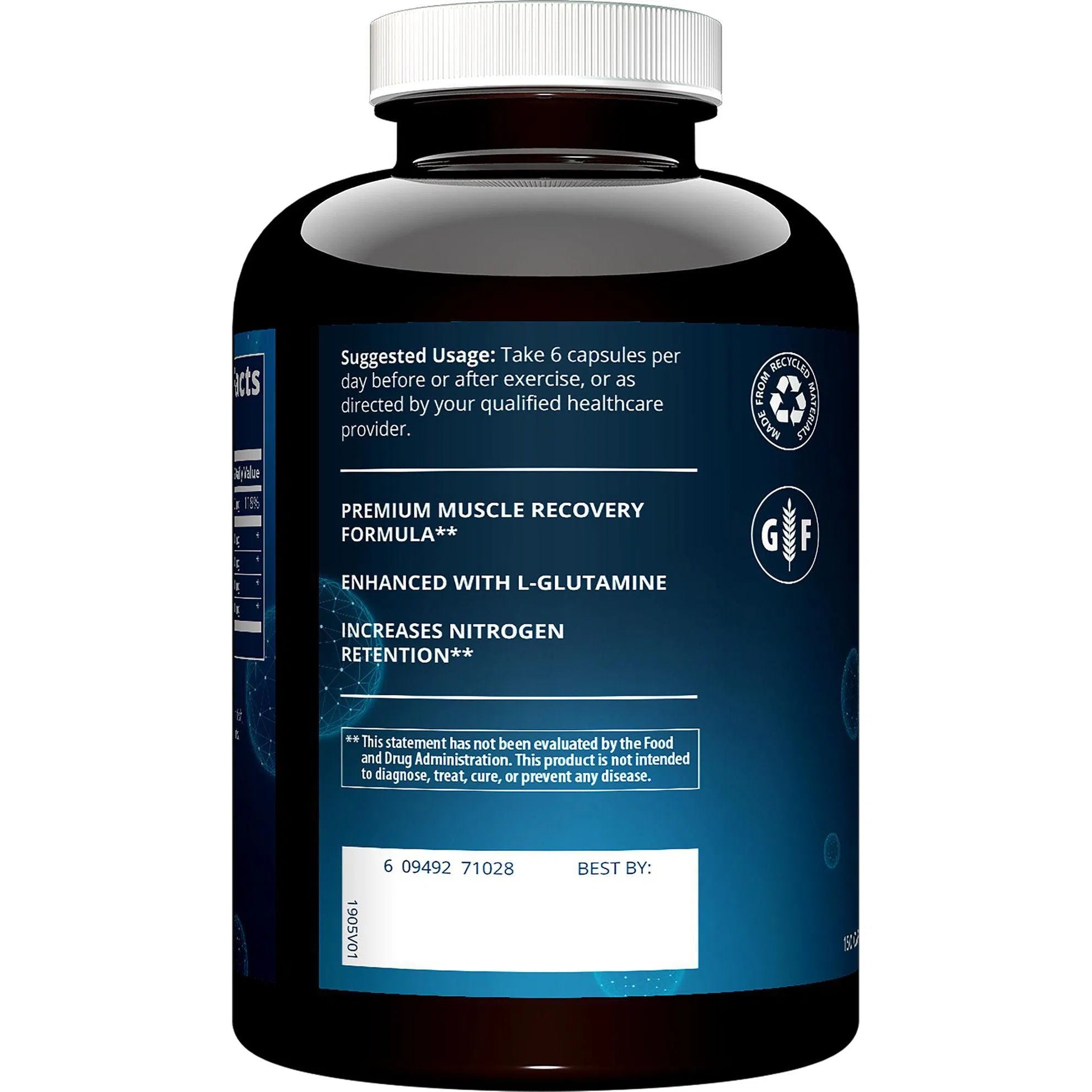 MRM BCAA+G 6000-150 capsules-N101 Nutrition